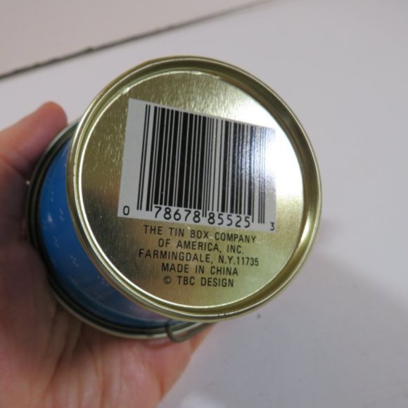 Chick in Airplane Metal Easter Tin with Lid & Handle Small & Cute - Picture 8 of 8